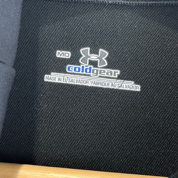 UNDER ARMOUR Womens ColdGear Compression Mock Long Sleeve Top Black Size M - Picture 4 of 11